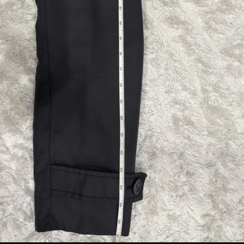 Burberry Black Zip Up Button Coat Size Large Over Coat - Picture 14 of 14